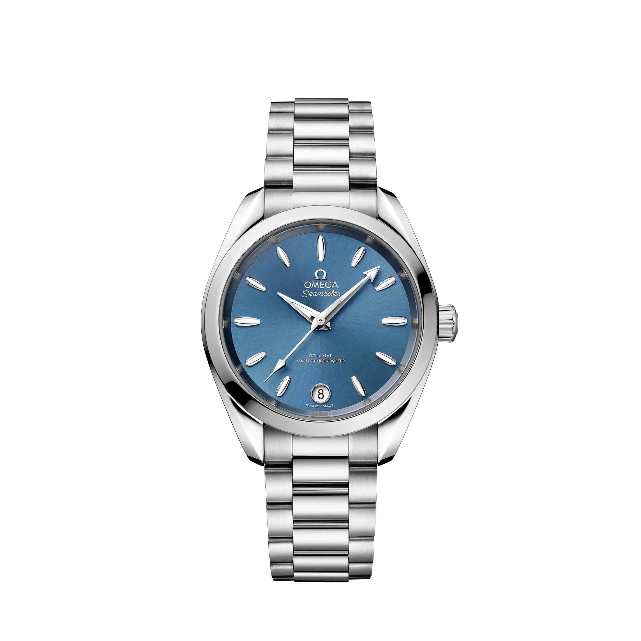 Omega Seamaster Aqua Terra 34mm Watch - Co-Axial Master Chronometer Men's Luxury Automatic Watch for Business & Formal Occasions