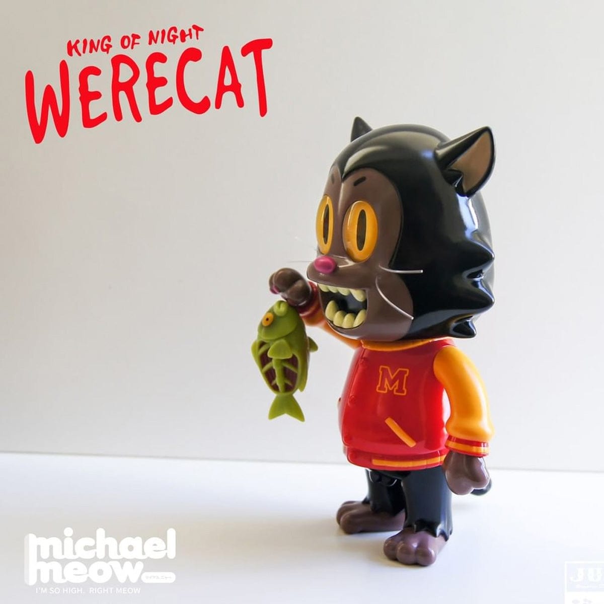 Michael Meow WereCat 5 Vinyl Figure by Artist Jubi - Limited Edition Collectible Art Toy for Anime Fans & Home Decor | Perfect for Display, Gifts, and Pop Culture Enthusiasts