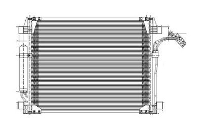 RAREELECTRICAL New AC Condenser Compatible with 2011-2013 Infiniti M37 - PFC IN3030162, 92100-1MA0A - Perfect for Summer Car Cooling & AC System Repair