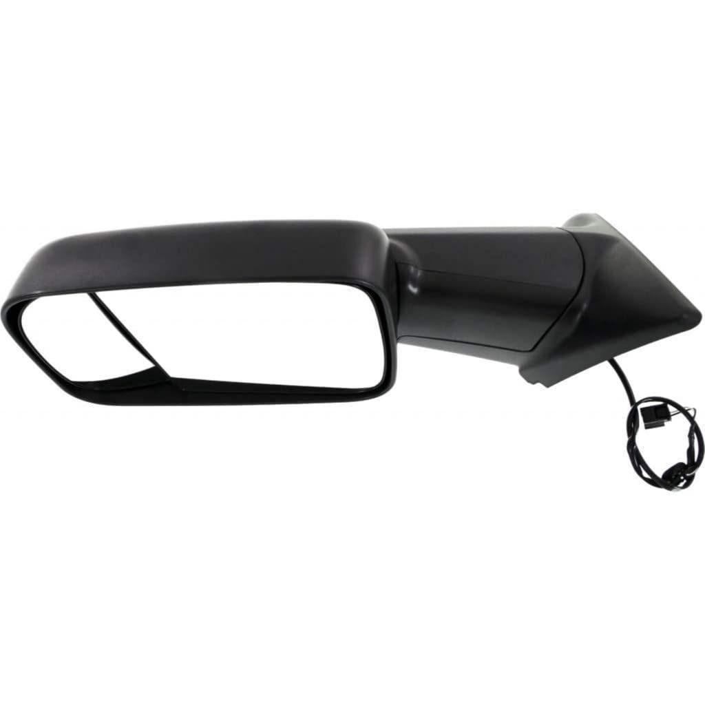 2019-2020 Ram 1500 Classic Driver Side Textured Black Manual Non-Heated Door Mirror with Towing Package (CH1320349, 68142671AF) - Perfect for Towing, Off-Roading & Daily Driving