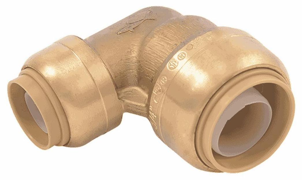3/4 x 1/2 Inch Lead Free Brass Reducing Elbow Fitting - SharkBite U274LF - Perfect for Plumbing, Water Supply Lines, and DIY Home Repairs