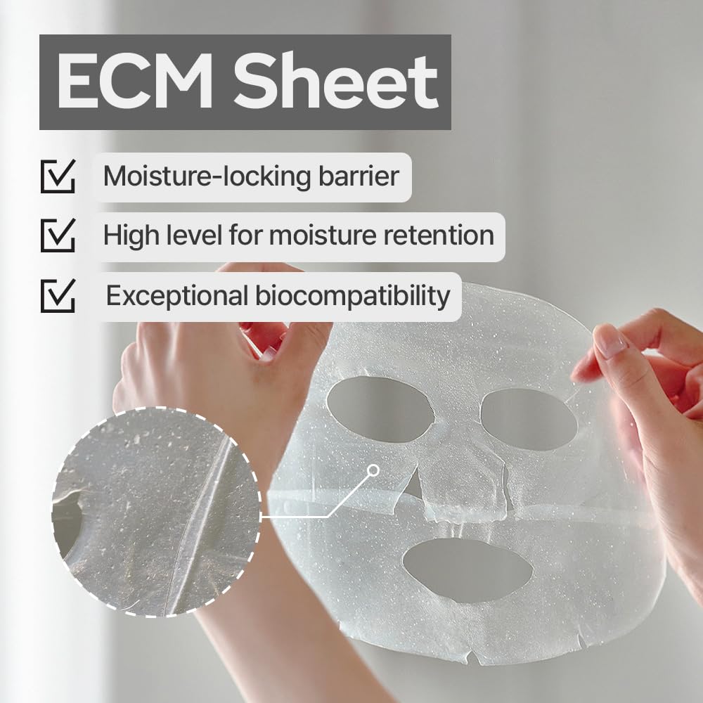 DERM·ALL MATRIX Overnight Collagen Sheet Mask - Hydrating & Lifting Facial Treatment for Wrinkles & Dry Skin (4 Sheets/1 Week) | Soothing, Exfoliating & Nourishing Dermal-Care | Perfect for Nighttime Skincare Routine & Weekly Self-Care Sessions