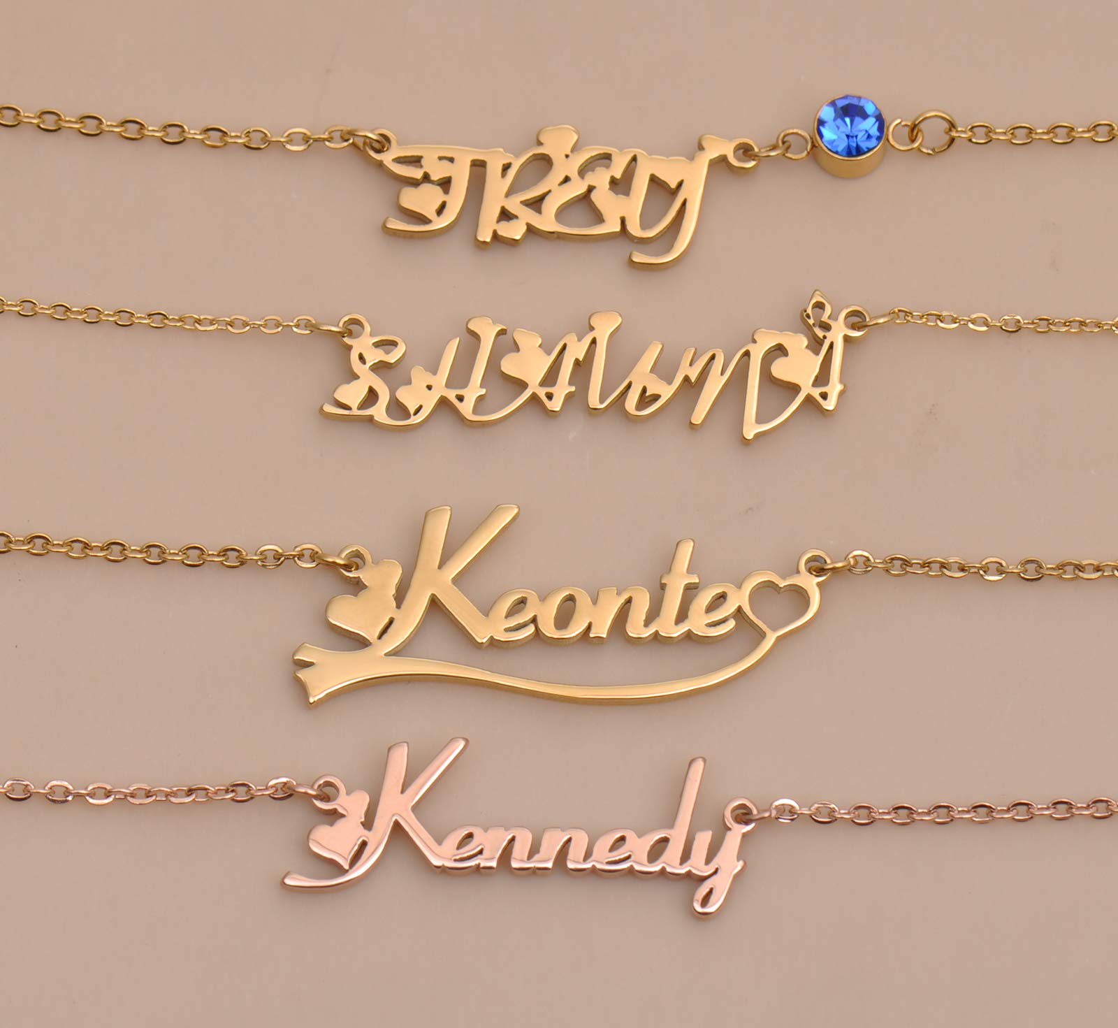 Personalized Name Necklace - Custom 'Cassie' Jewelry for Women | Perfect Gift for Birthday, Anniversary & Valentine's Day