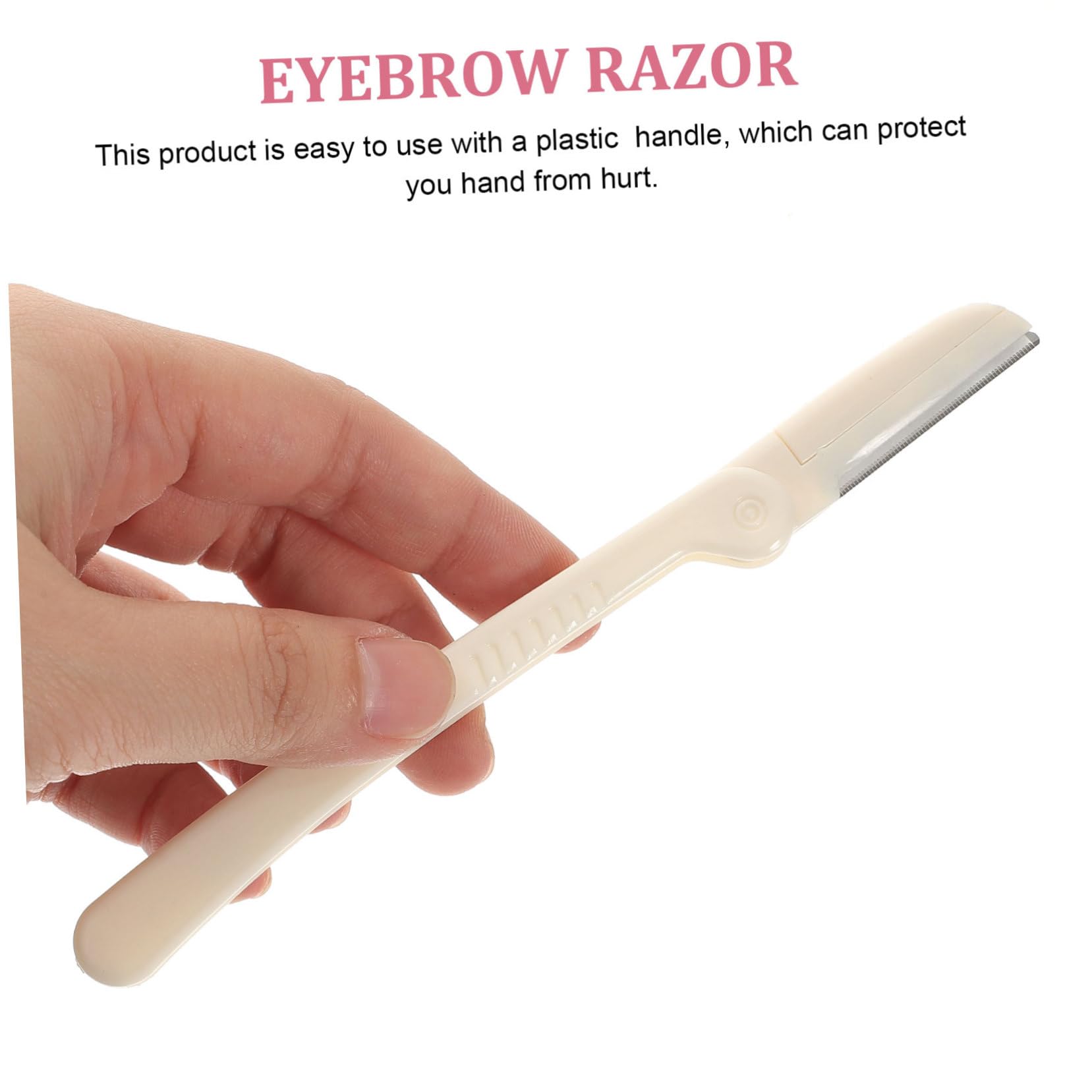 FOMIYES 3-Piece Portable Eyebrow Trimmer Kit - Painless Mini Eyebrow Razor, Shaper & Facial Hair Remover for Women & Men | Travel-Friendly Grooming Tool for Precise Eyebrow Shaping & Maintenance | Perfect for Home, Travel, Salon & Daily Beauty Routine | Use for Eyebrow Grooming, Facial Hair Trimming, Quick Touch-Ups & On-the-Go Beauty Care