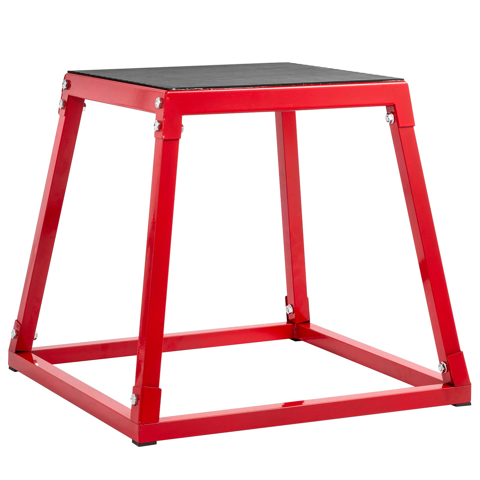 VEVOR 12/18/24 Inch Plyometric Box - Adjustable Jump Platform for Fitness Training, CrossFit, HIIT & Home Gym Workouts - Perfect for Plyometrics, Step Exercises & Agility Drills