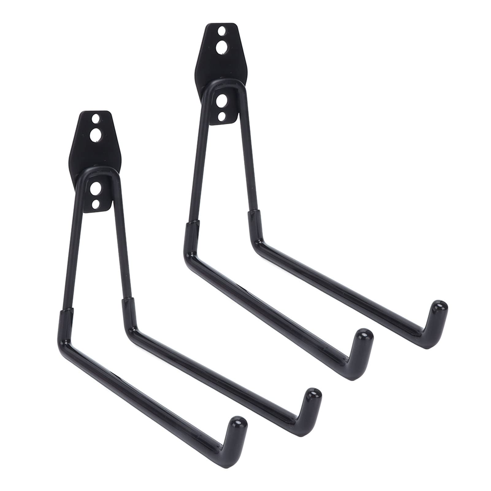 Demeras Wall Storage Hooks - 2 Pack Heavy Duty Garage Hangers for Shop, Shed & Home Organization - Strong Bearing Capacity for Tools, Coats & Outdoor Gear