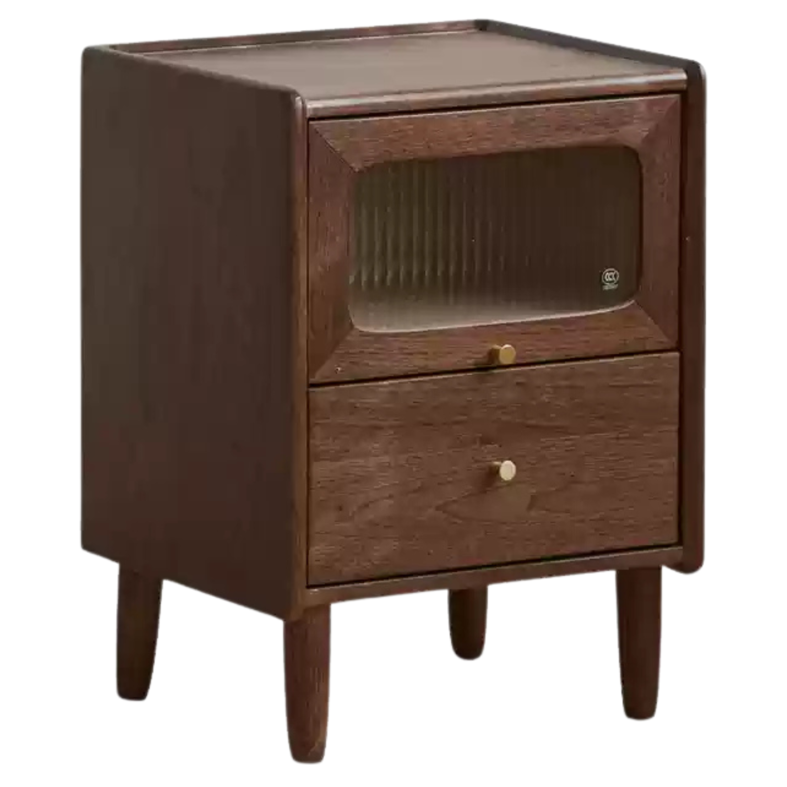 15.8x13.7x21.7 inch / 40x35x55сm /  walnut color / Calpa wood bedside table (without lamp)