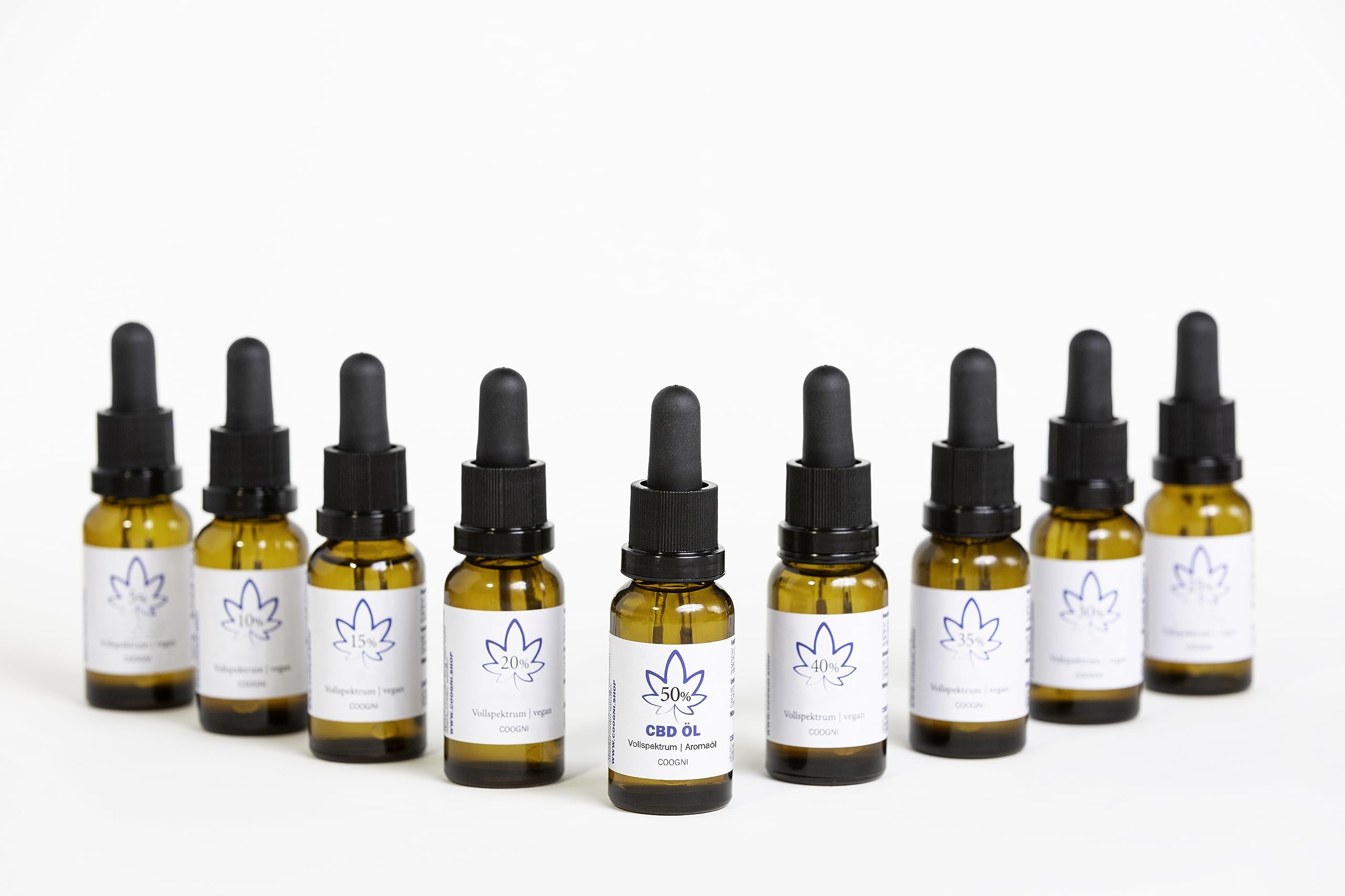 Premium Coogni CBD Oil 5000mg - 50% Full Spectrum Hemp Extract with MCT Oil | Pharmaceutical Grade, Made in Germany | Swiss-Grown Hemp | Less Than 0.2% THC | Natural Stress Relief & Sleep Aid for Daily Wellness