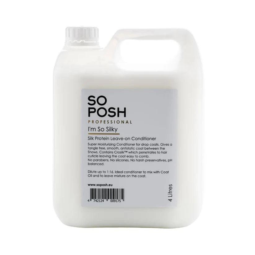 So Posh I'm So Silky Leave-In Conditioner for Smooth & Shiny Hair - 3 Sizes (8oz, 16oz, 32oz) - Perfect for Daily Hair Care, Frizz Control & Heat Protection