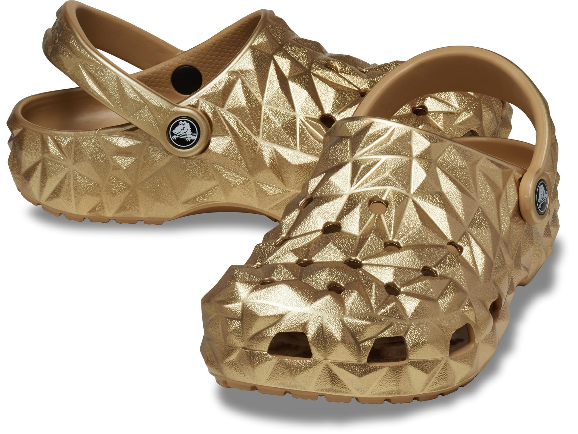 Crocs Unisex-Adult Classic Geometric Clog | Comfortable Slip-On Shoes for Men & Women | Perfect for Casual Wear, Beach, Pool & Outdoor Activities