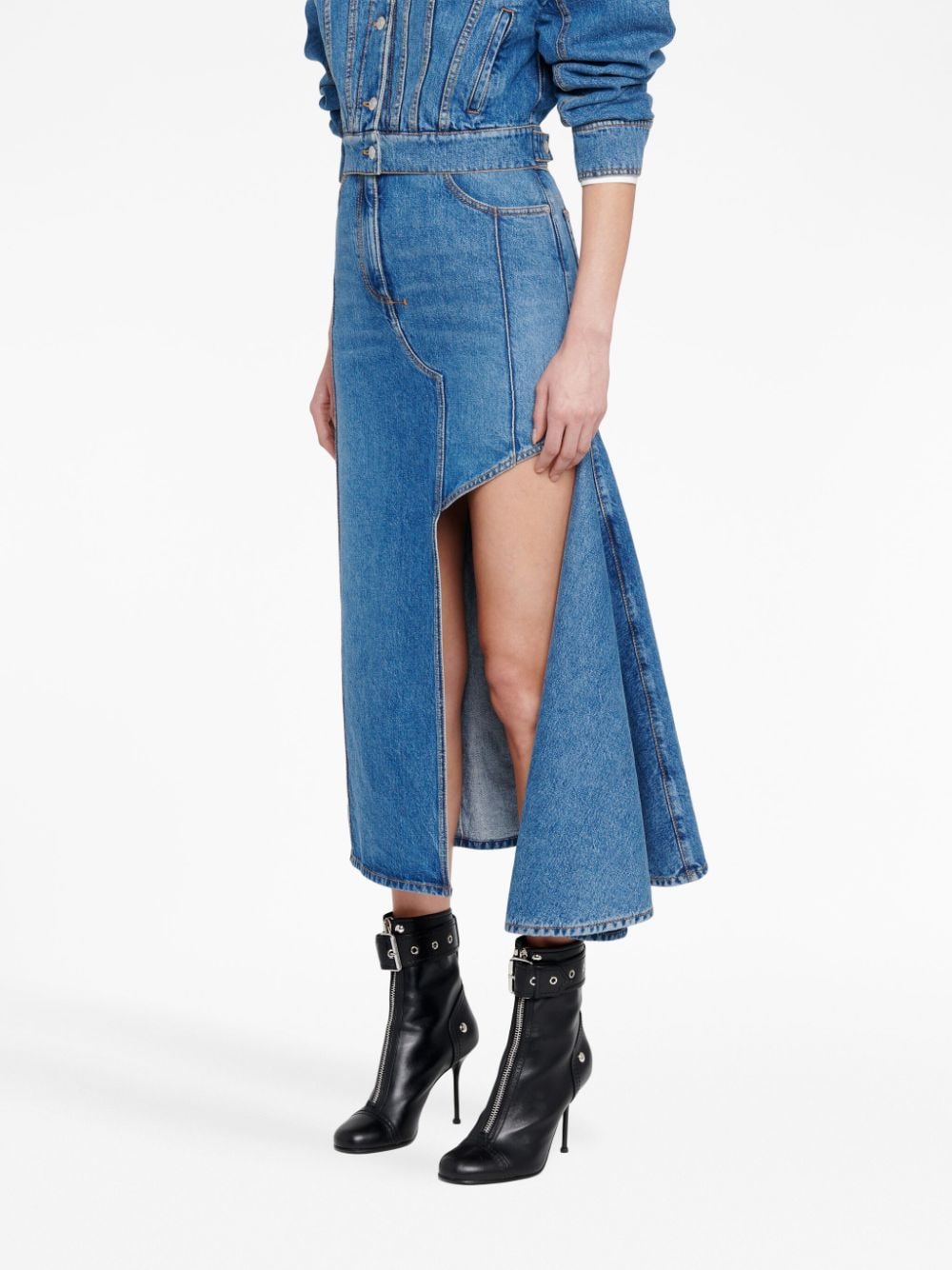Alexander McQueen Blue Skirts for Women | High-Quality Designer Skirts | Perfect for Parties, Weddings & Evening Events