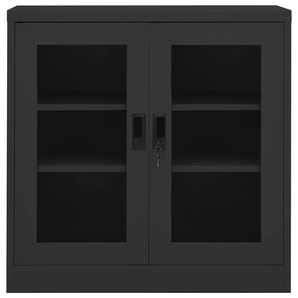 Steel Storage Cabinet with Adjustable Shelves - 35.4