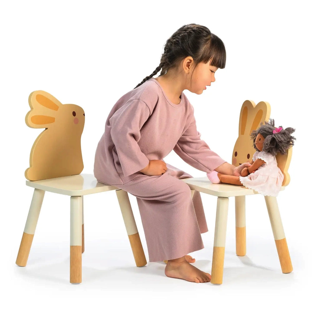 Mentari Toys Bunny Table and Chair Set for Kids - Perfect for Playroom, Classroom, and Toddler Activities