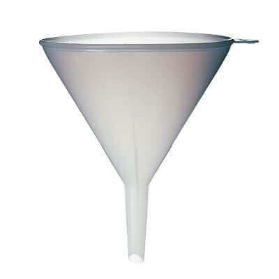 Cole-Parmer 1.5L Large Industrial-Size Low-Density Polyethylene Funnel for Laboratory, Chemical Processing & Industrial Applications
