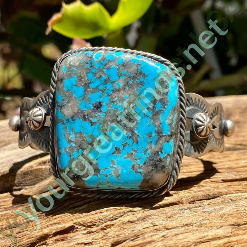 Sterling Silver Chimney Butte Bracelet with Natural Turquoise and Quartz Stone - Handmade Boho Jewelry for Women, Perfect for Casual Wear, Gift Giving & Spiritual Healing