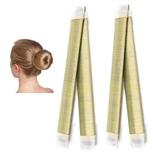 Hair Bun Shaper Tool - Professional Easy Bun Maker for Women & Girls (2 Pack) - Perfect for Updos, Ponytails & Special Occasions