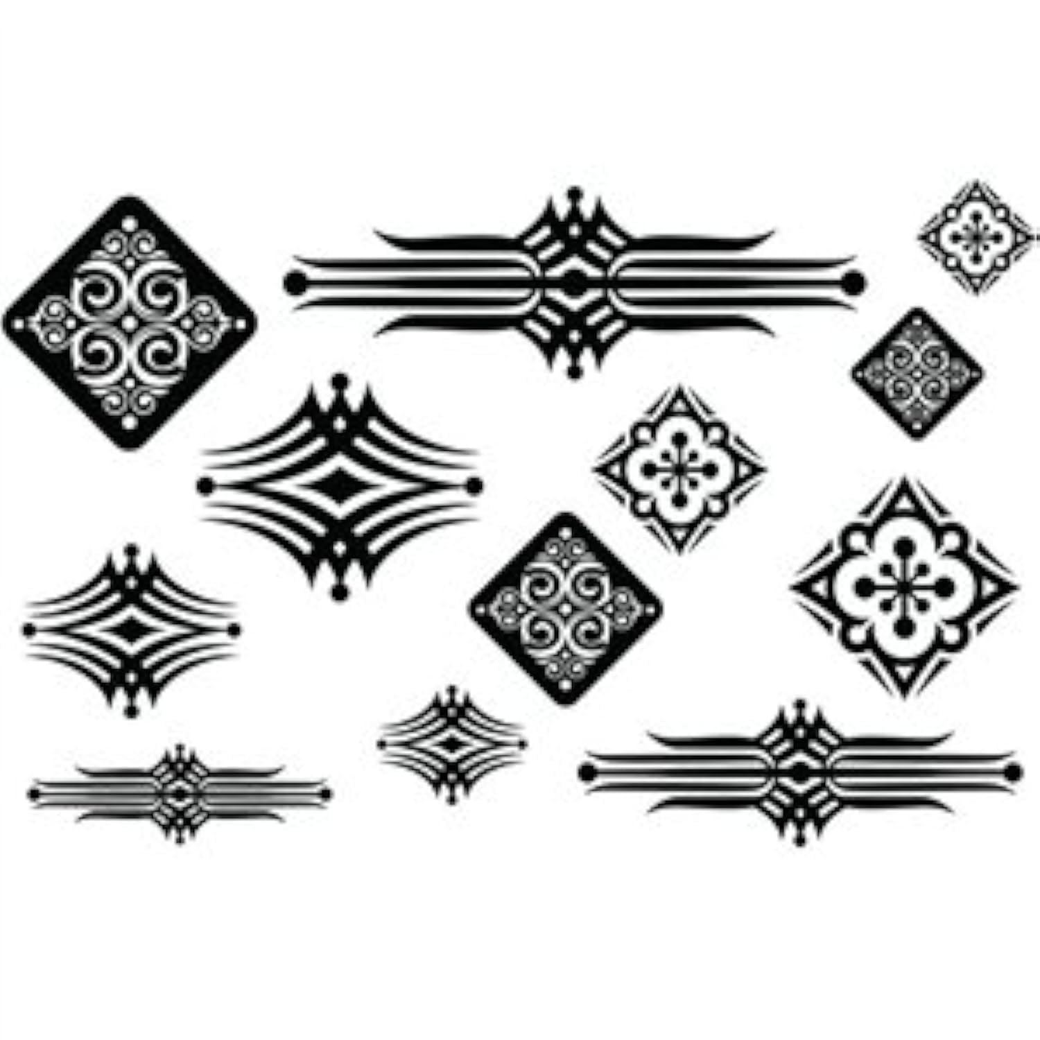 Vintage Jewel Stamps for Soft Clay - Cool Tools for Polymer Clay Jewelry Making - Perfect for DIY Crafts, Handmade Jewelry & Ceramic Art Projects