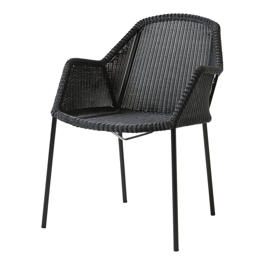 Breeze Outdoor Dining Chair - 4 Legs Patio Furniture for Garden, Backyard, and Poolside Relaxation