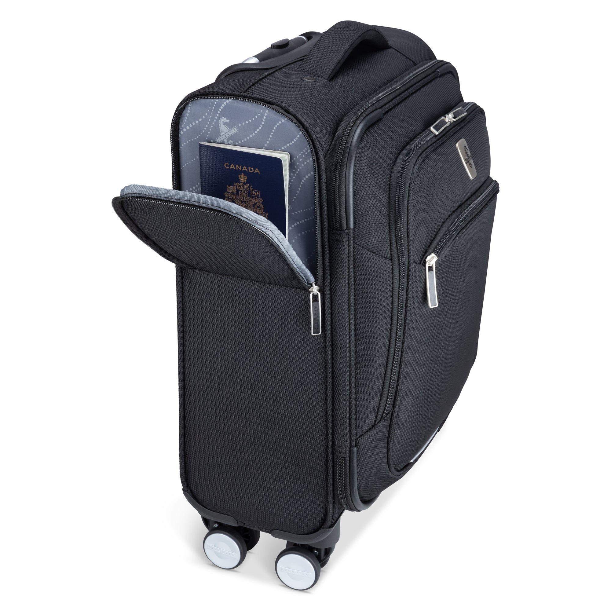 Atlantic Sailbound Carry On Luggage - Lightweight Expandable Suitcase with 360° Spinner Wheels for Air Travel, Business Trips & Weekend Getaways