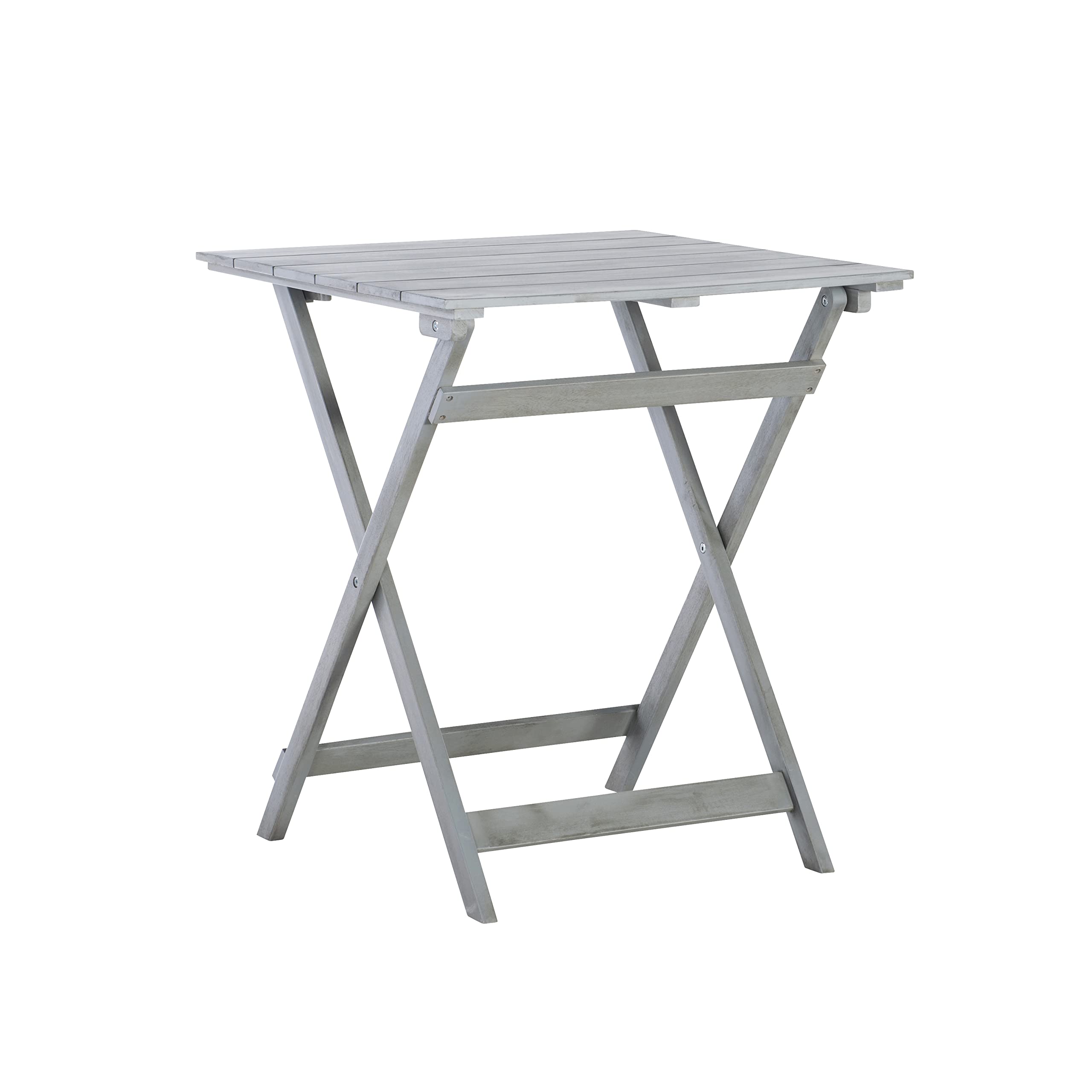 Linon Home Décor Caitlyn Gray 3-Piece Square Coffee Table Set for Living Room, Lounge & Office - Modern Side Tables with Storage Shelf