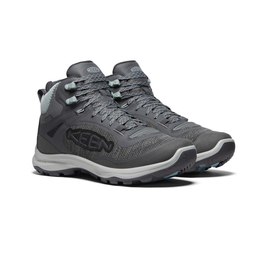 Women's Terradora Flex Waterproof Hiking Boots - Lightweight & Durable for Outdoor Adventures | Magnet/Cloud Blue | Perfect for Trail Hiking, Camping & Mountain Climbing