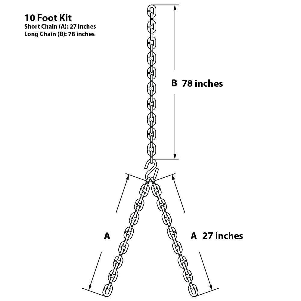 Heavy Duty 700 Lb Capacity Porch Swing with Hanging Chain Kit - Outdoor Patio Furniture for Garden, Backyard, Deck (Fits 10 Foot Ceiling) - Perfect for Relaxing, Reading & Family Bonding