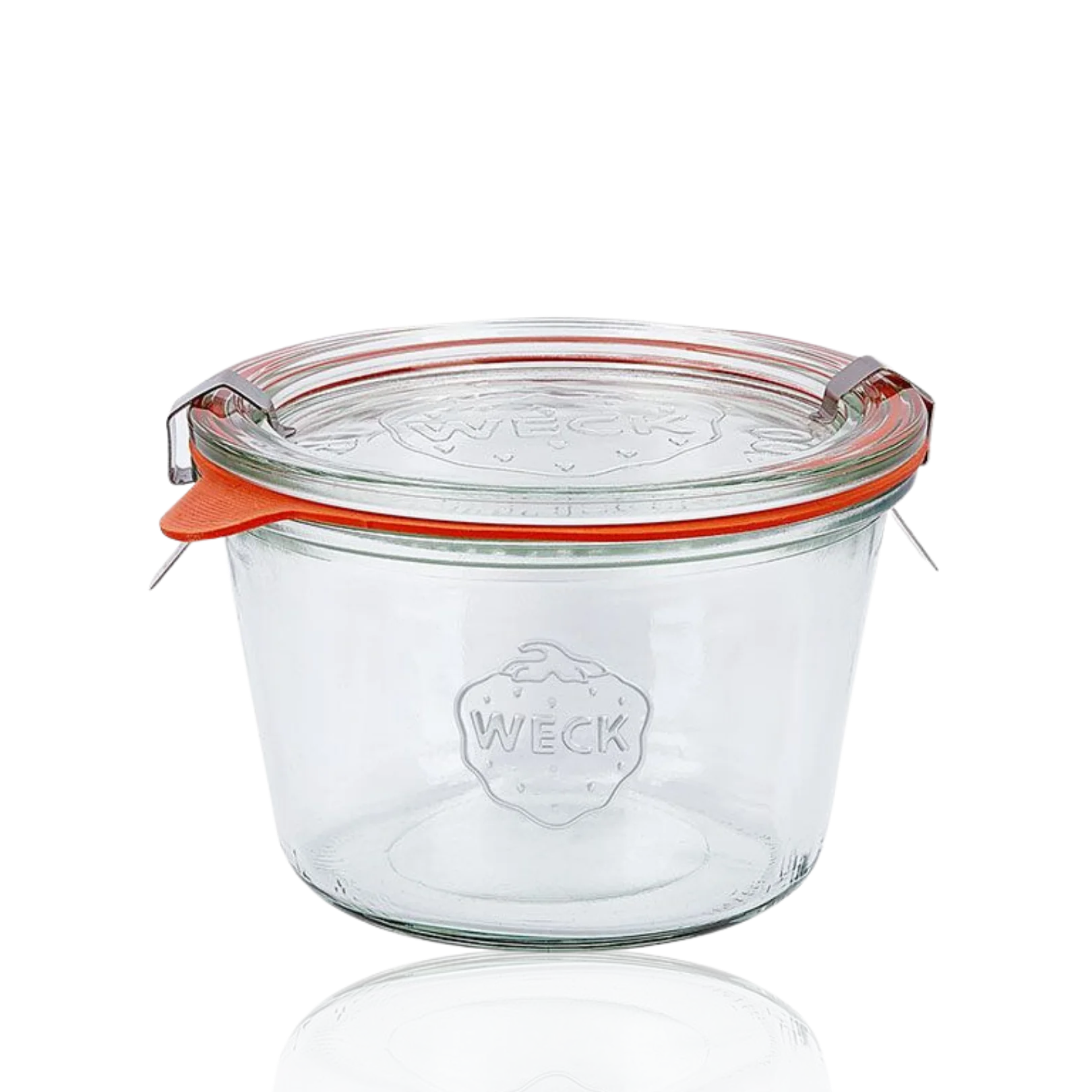 Weck 741 Mold Jar 370ml with Airtight Glass Lid - Perfect for Canning, Fermenting & Food Storage | BPA-Free Preserving Jar for Pickles, Jam & Homemade Recipes