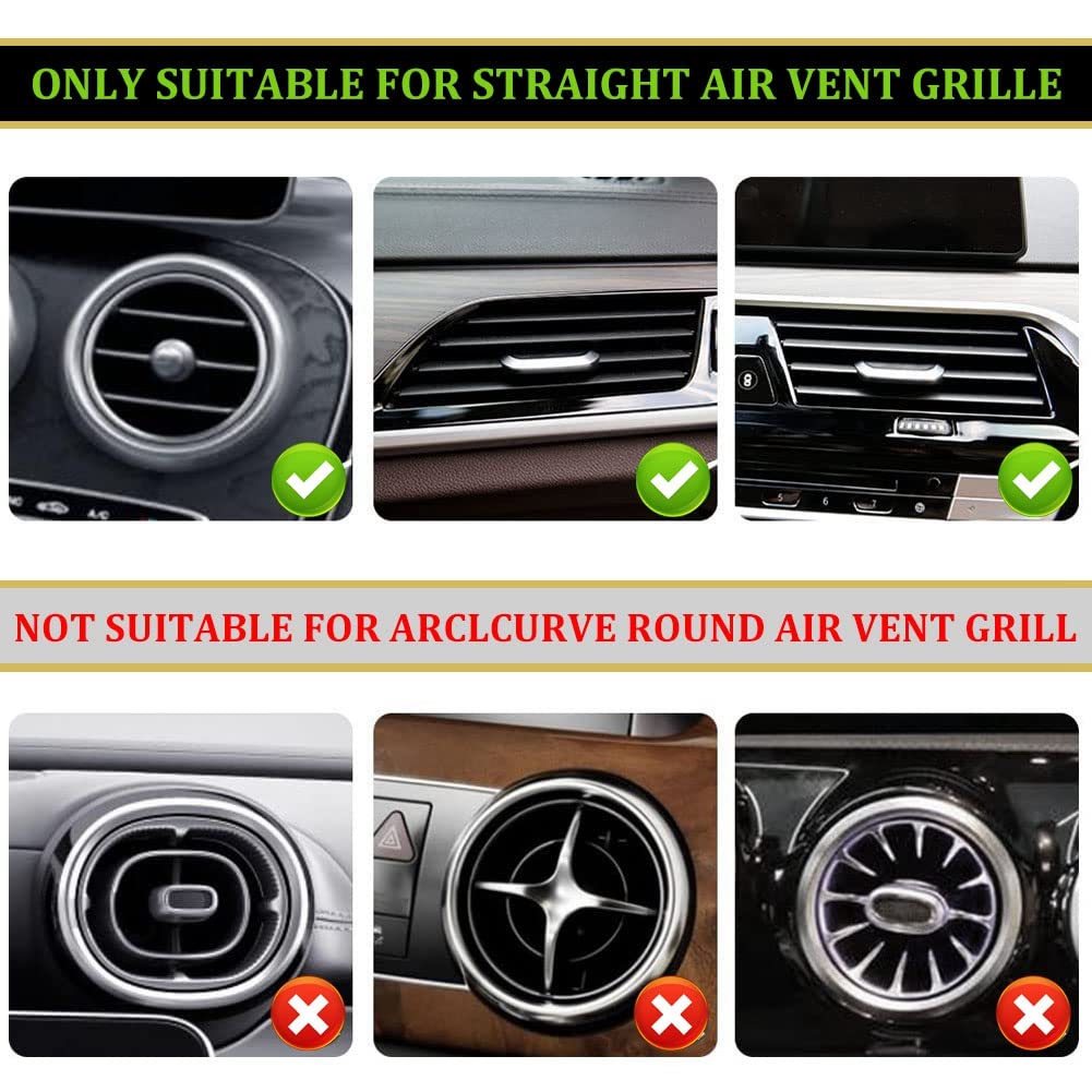 10Pcs Violet Car AC Vent Decoration Strip - DIY Interior Moulding Trim for Auto Air Conditioner Outlet, Upgrade Your Car Interior Accessories for Stylish Driving Experience