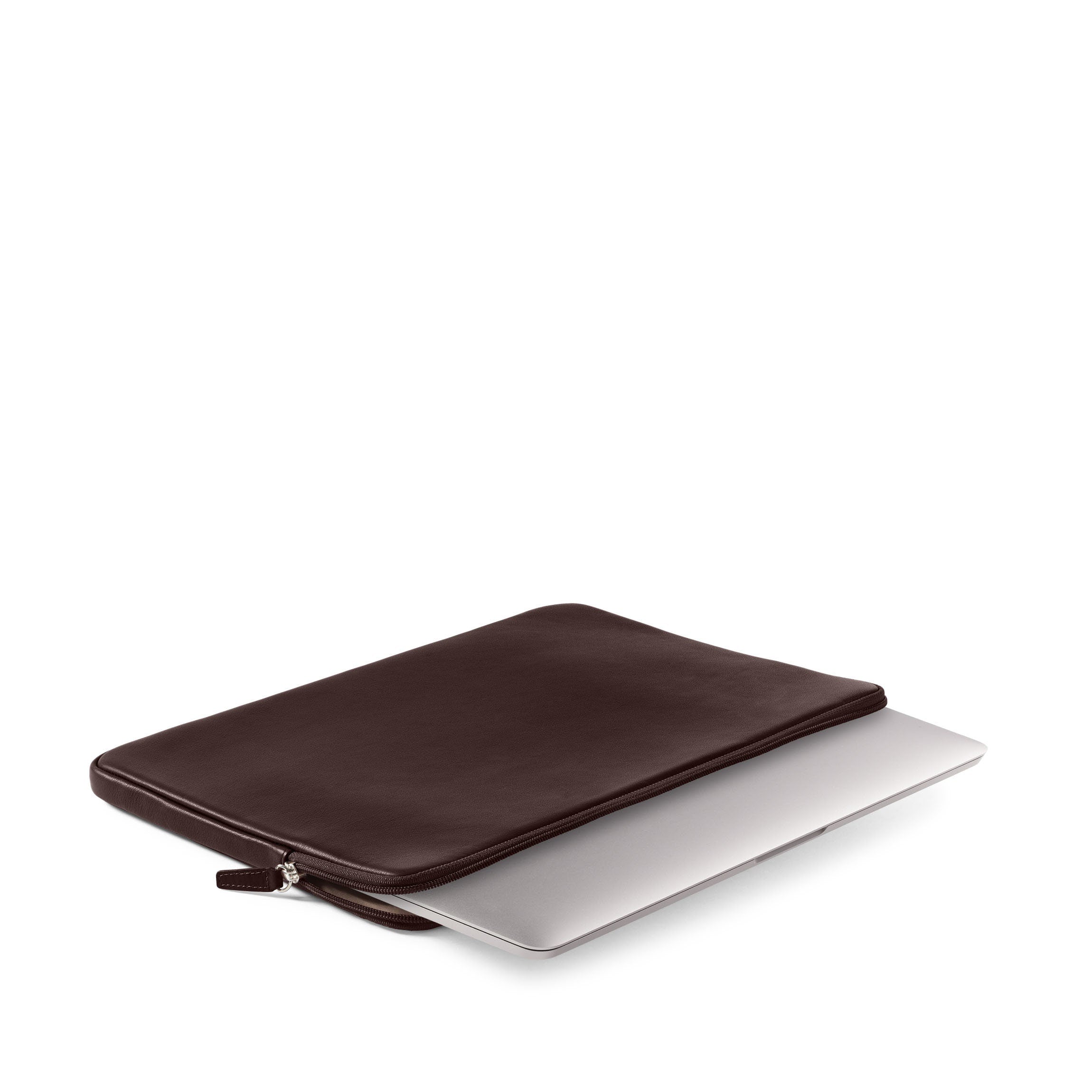 Premium 15/16 Inch MacBook Pro Sleeve Case - Genuine Leather Brown - Perfect for Travel, Office & School Protection