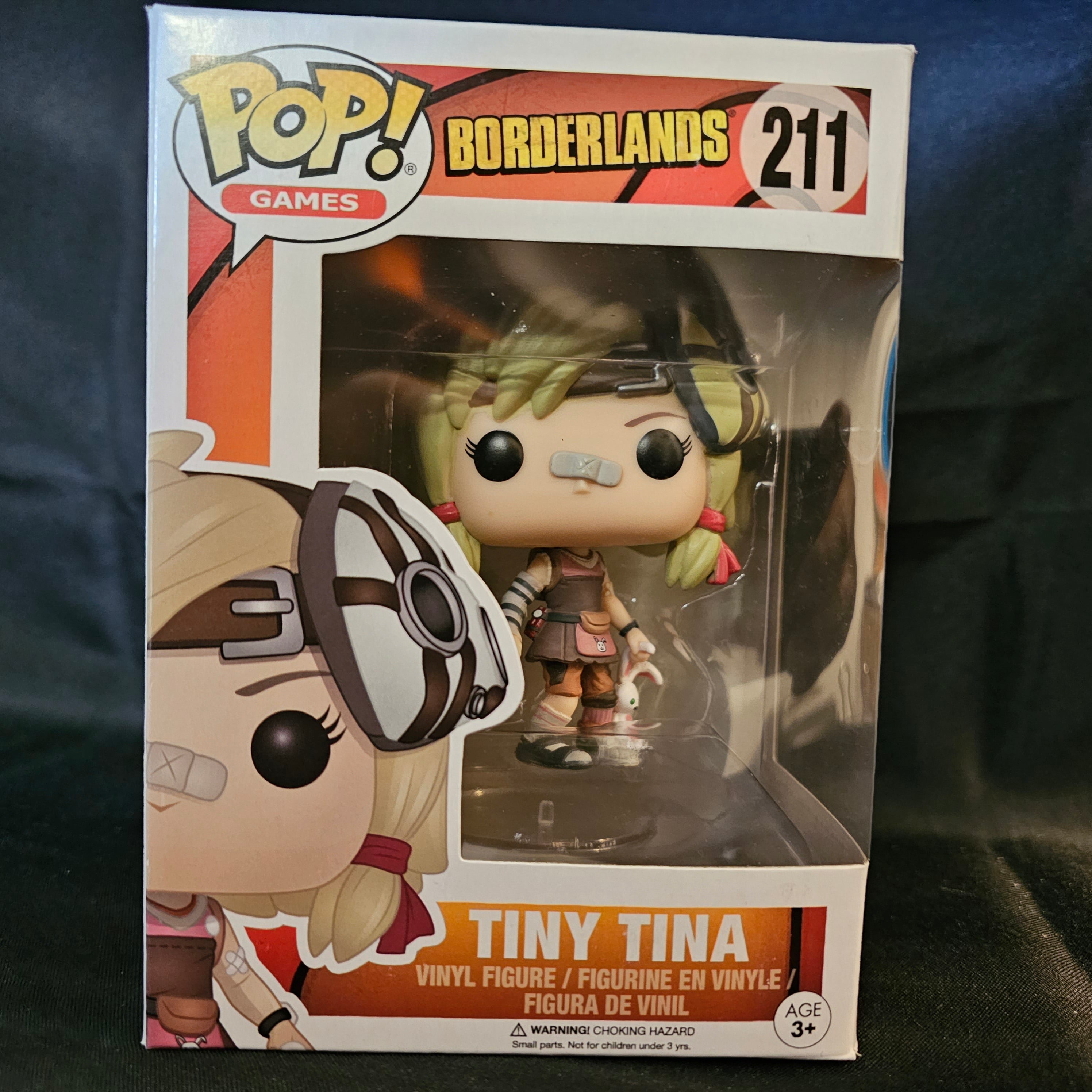 Borderlands Tiny Tina Pop! Vinyl Figure #211 - Collectible Game Character Toy for Display & Gaming Fans