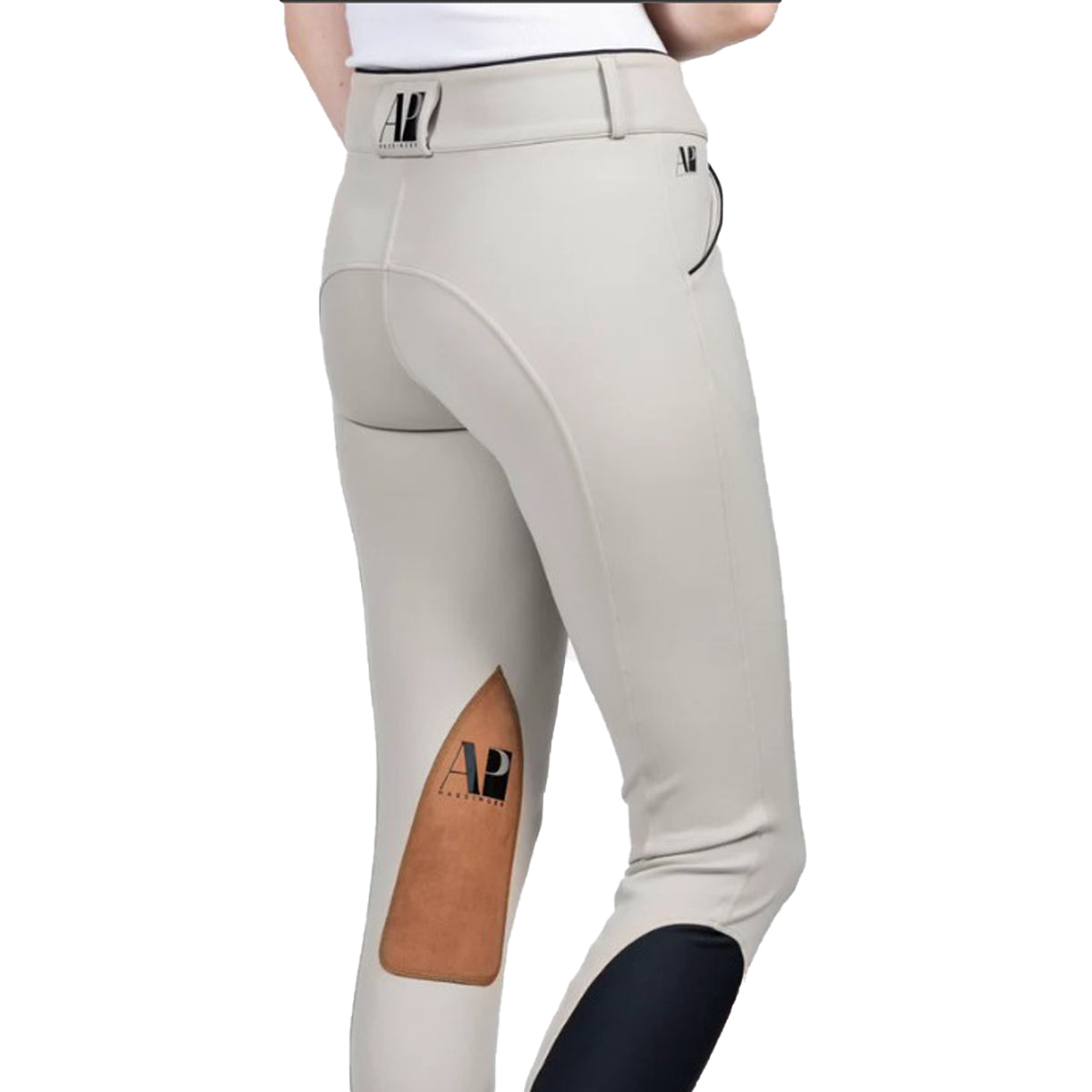 AP Hassinger Derby Knee Patch Breeches - Equestrian Riding Pants for Women - Perfect for Horseback Riding, Show Jumping & Dressage