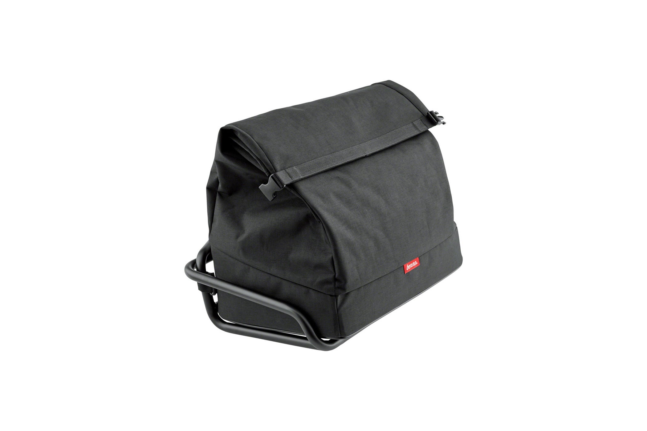 Benno Utility Front Tray Bag - Waterproof Bike Cargo Bag for Commuting & Urban Cycling | Black | Perfect for Groceries, Work Essentials & Daily Errands