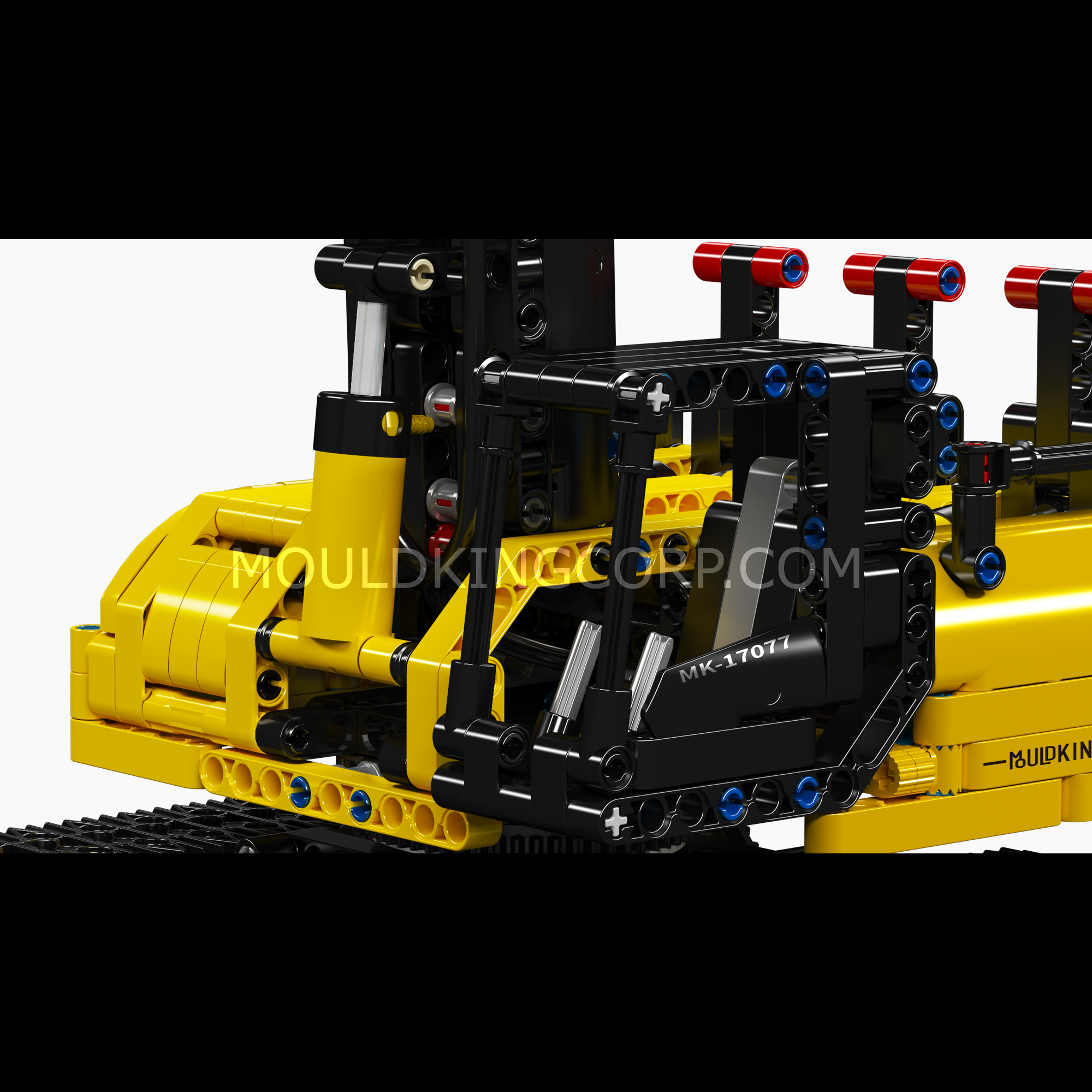 Mould King 17077 Hydraulic Log Grapple Trailer Building Set - 866 PCS STEM Construction Toy for Kids & Adults | Perfect for DIY Projects, Engineering Education & Creative Play