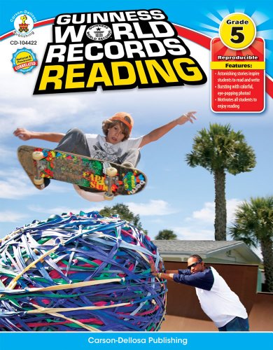 Guinness World Records® Book for 5th Grade Students - Fun Educational Reading for Kids, Classroom & Homeschool Learning Activities