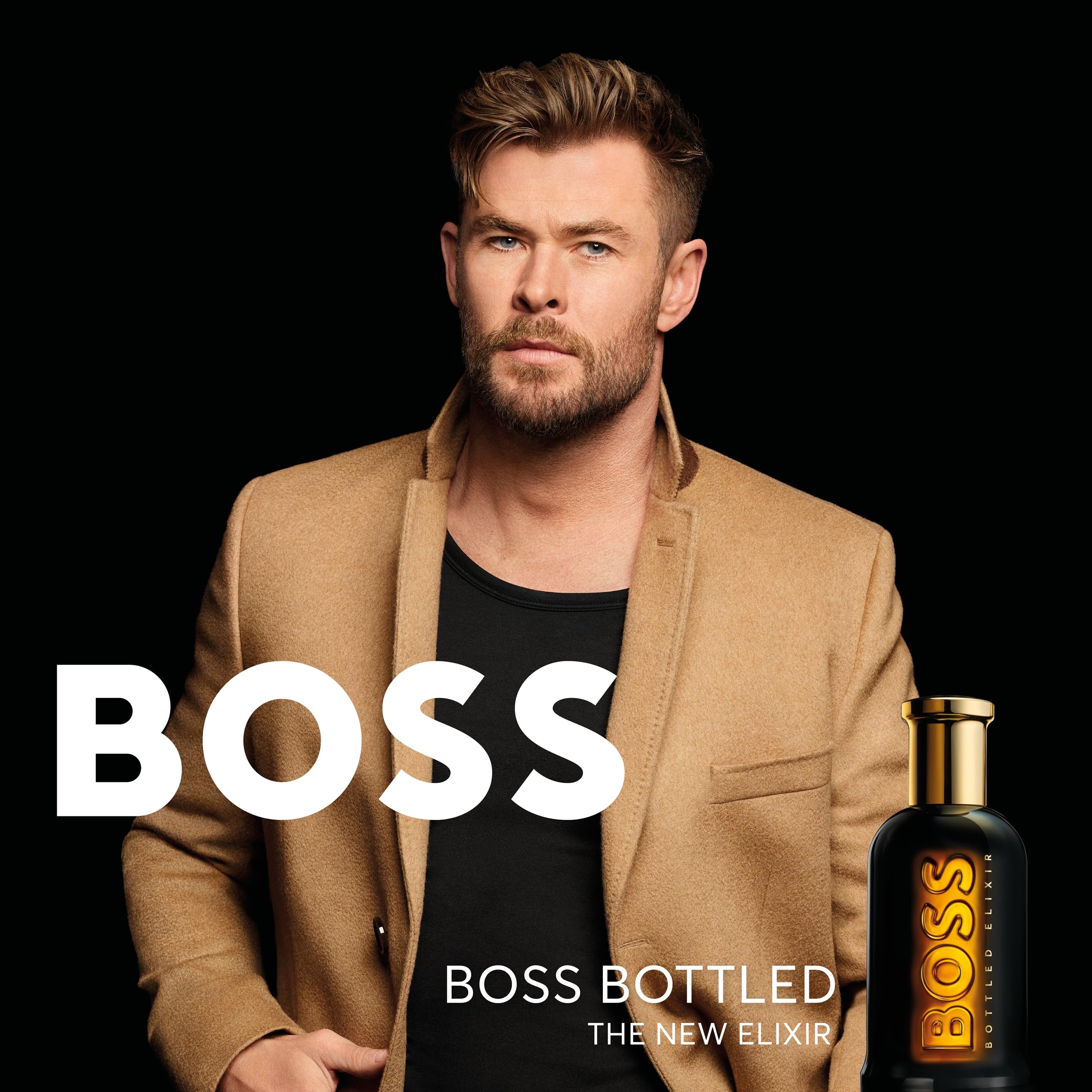 Hugo Boss Bottled Elixir Parfum for Men - Premium Woody Cologne with Incense, Vetiver & Cedarwood Notes - Long Lasting Fragrance Spray - Perfect for Date Night, Office & Special Occasions