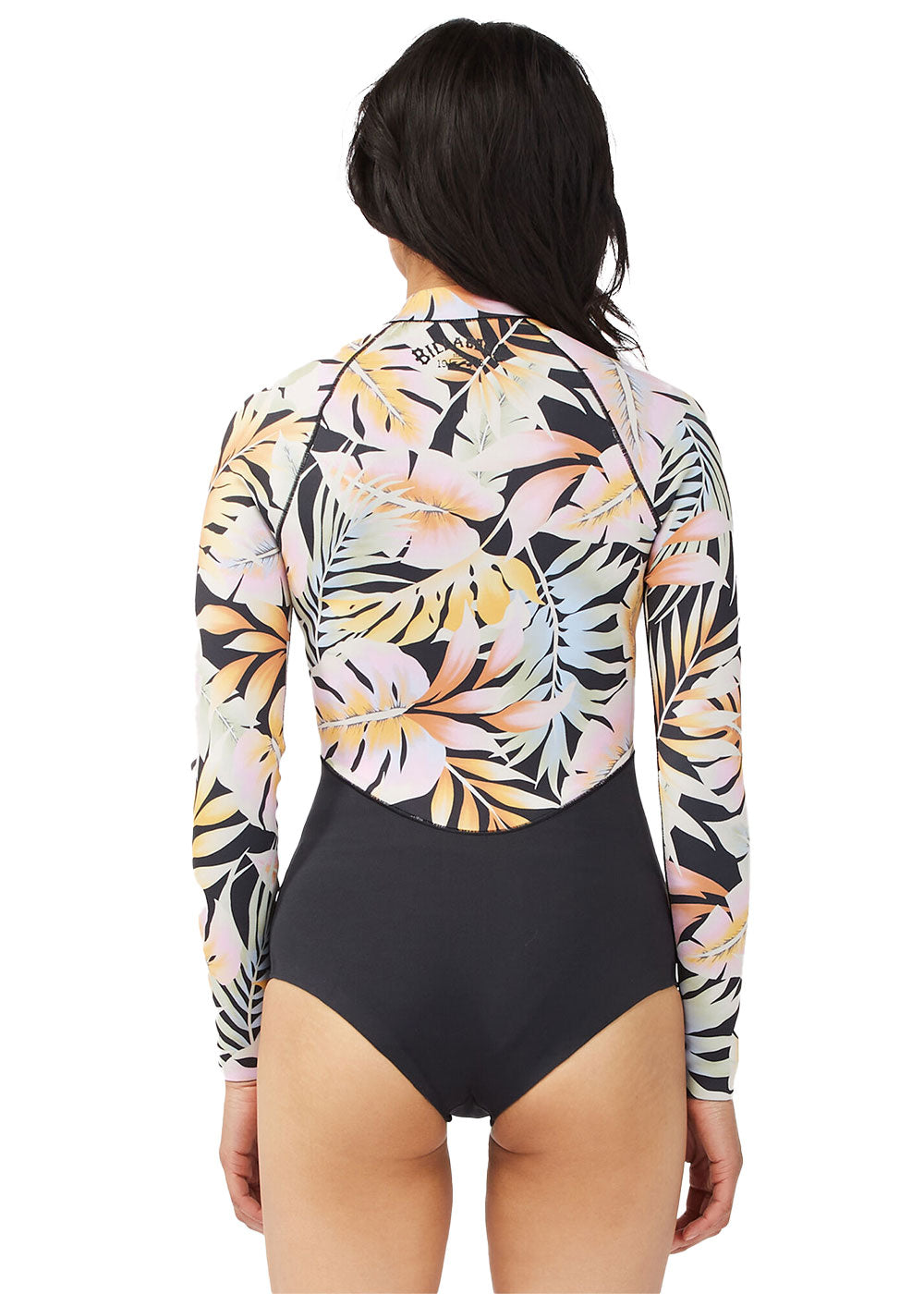 Billabong Women's 1mm FL Front Zip Long Sleeve Spring Wetsuit - Salty Dayz Light for Surfing, Swimming & Water Sports