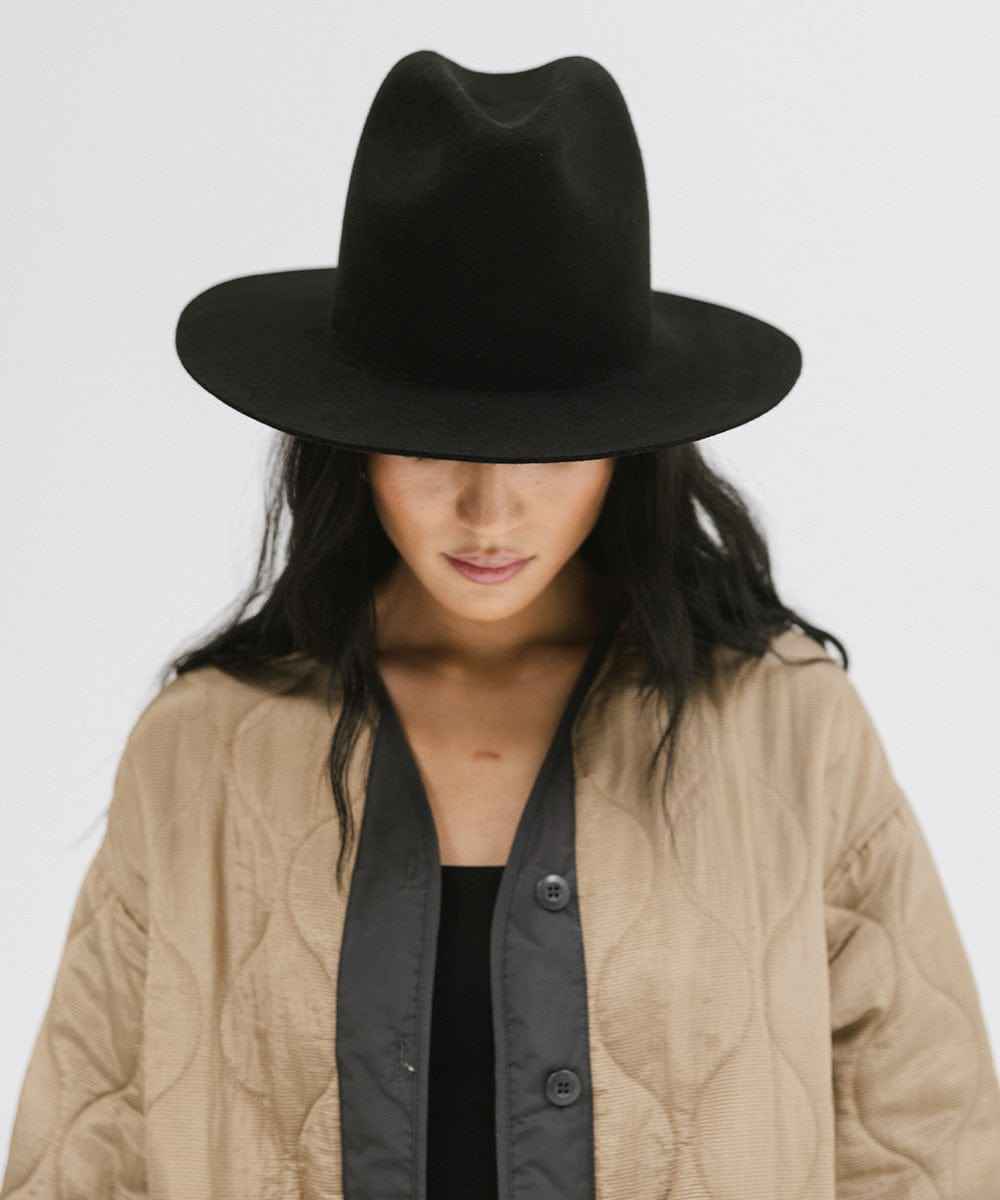 Stylish Billie Tall Fedora Hat in Black - Perfect for Outdoor Events, Weddings & Fashion Statements