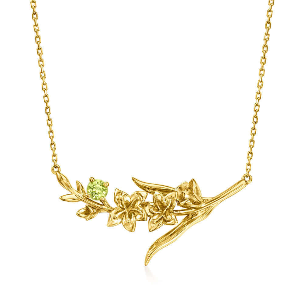 Gold Birth Flower Lotus Pendant Necklace - Spiritual Jewelry for Women | Meaningful Gift for Birthday, Meditation & Yoga | JP907