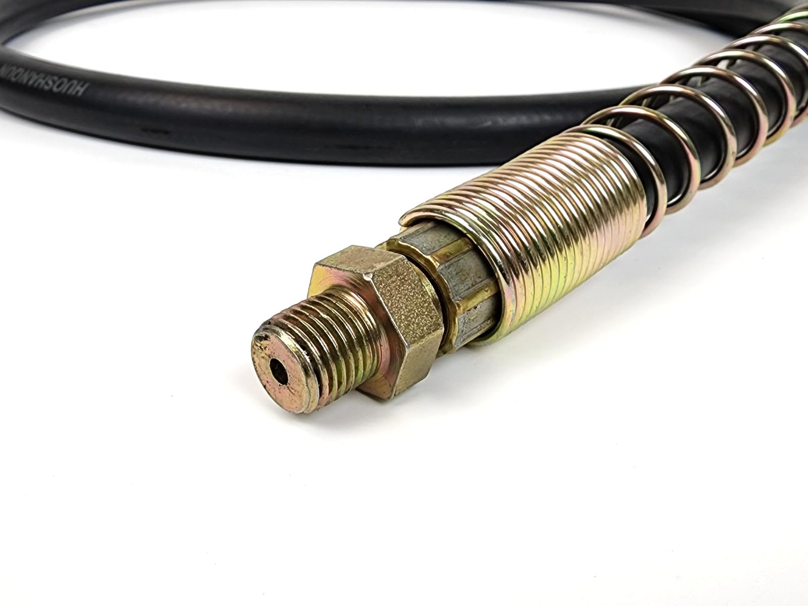 TEMCo TH0037 Hydraulic Knockout Punch Driver Hose - Heavy Duty Replacement Hydraulic Hose for Punching Tools - Perfect for Electrical Conduit Installation & Metal Fabrication