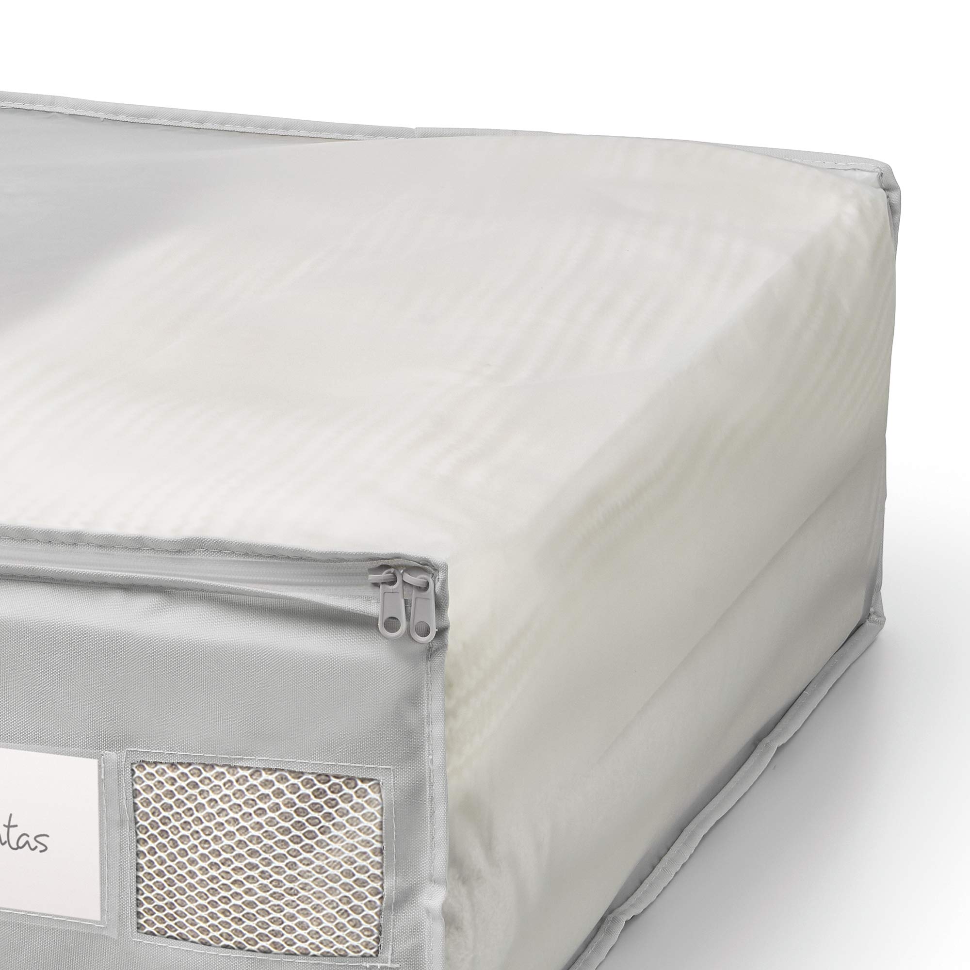 2363.11 Storage Box for Bedding - Foldable Fabric Clothes Organizer with Lid - Perfect for Closet, Underbed & Seasonal Clothing Storage