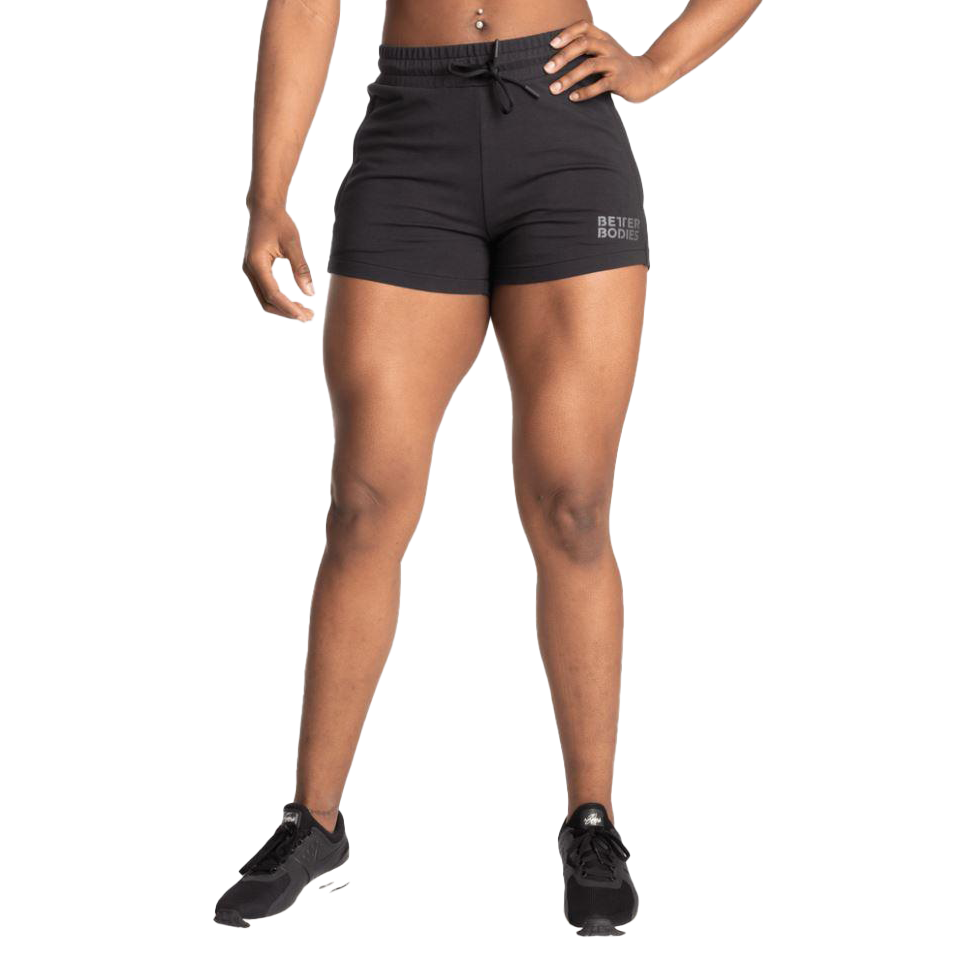 Better Bodies Empire Sweatshorts for Men - Soft Black Gym Shorts with Pockets | Perfect for Workout, Running & Lounge Wear