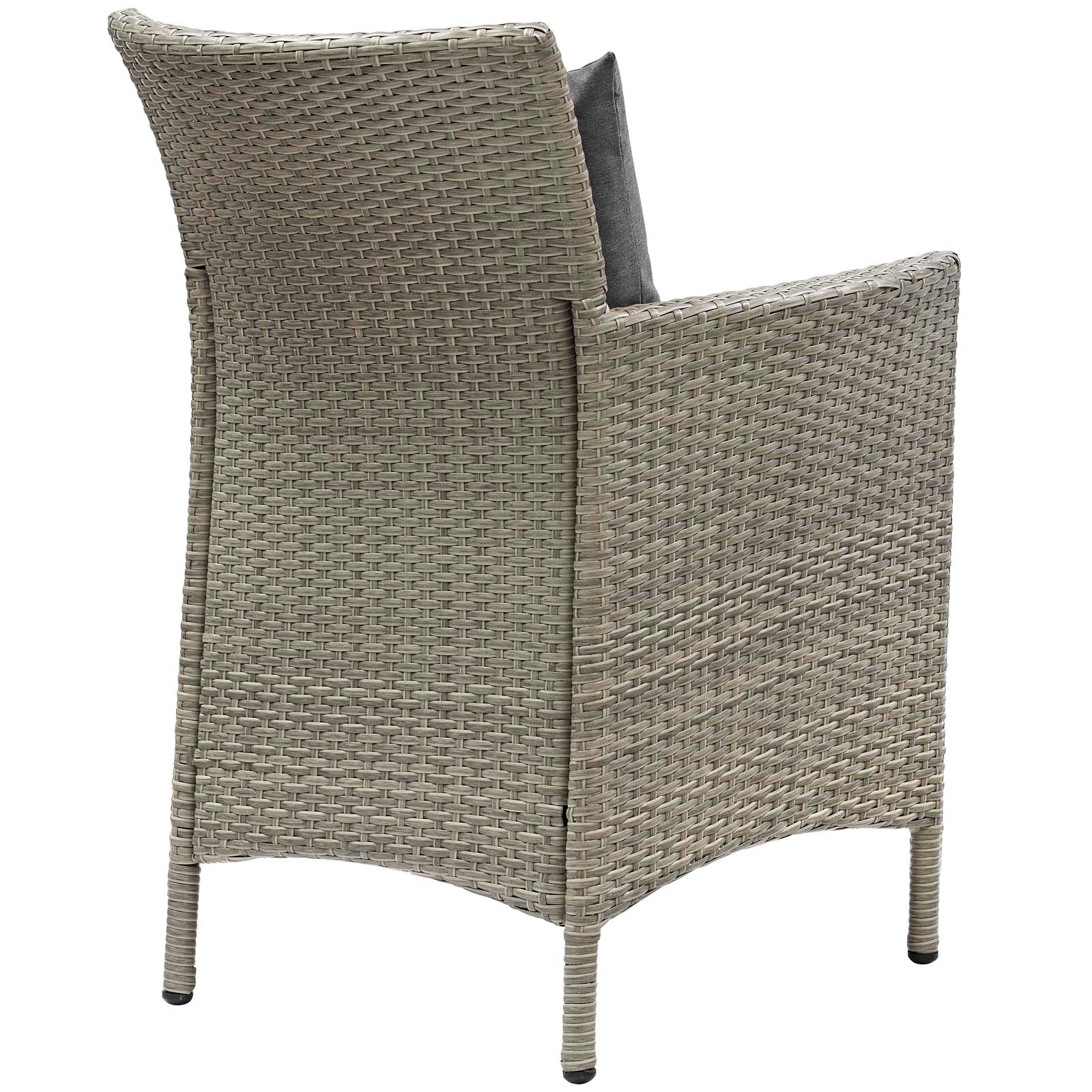 5-Piece Outdoor Patio Wicker Rattan Dining Set with Cushions - Weather-Resistant Garden Furniture for Backyard, Poolside & Terrace Dining