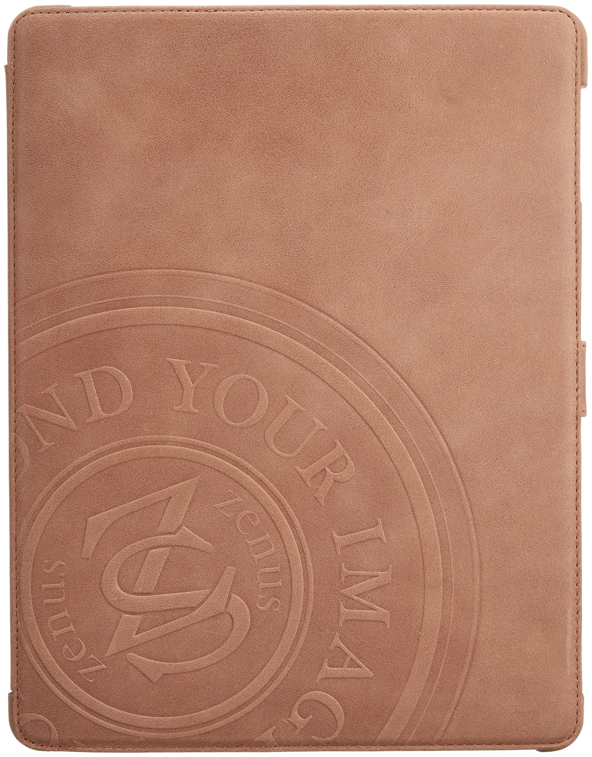 ZENUS Vintage Brown Leather iPad Case with Auto Sleep/Wake, Folio Stand & Hand Holder - Premium Genuine Leather Cover for iPad Pro/Air - Perfect for Work, Travel & Home Use