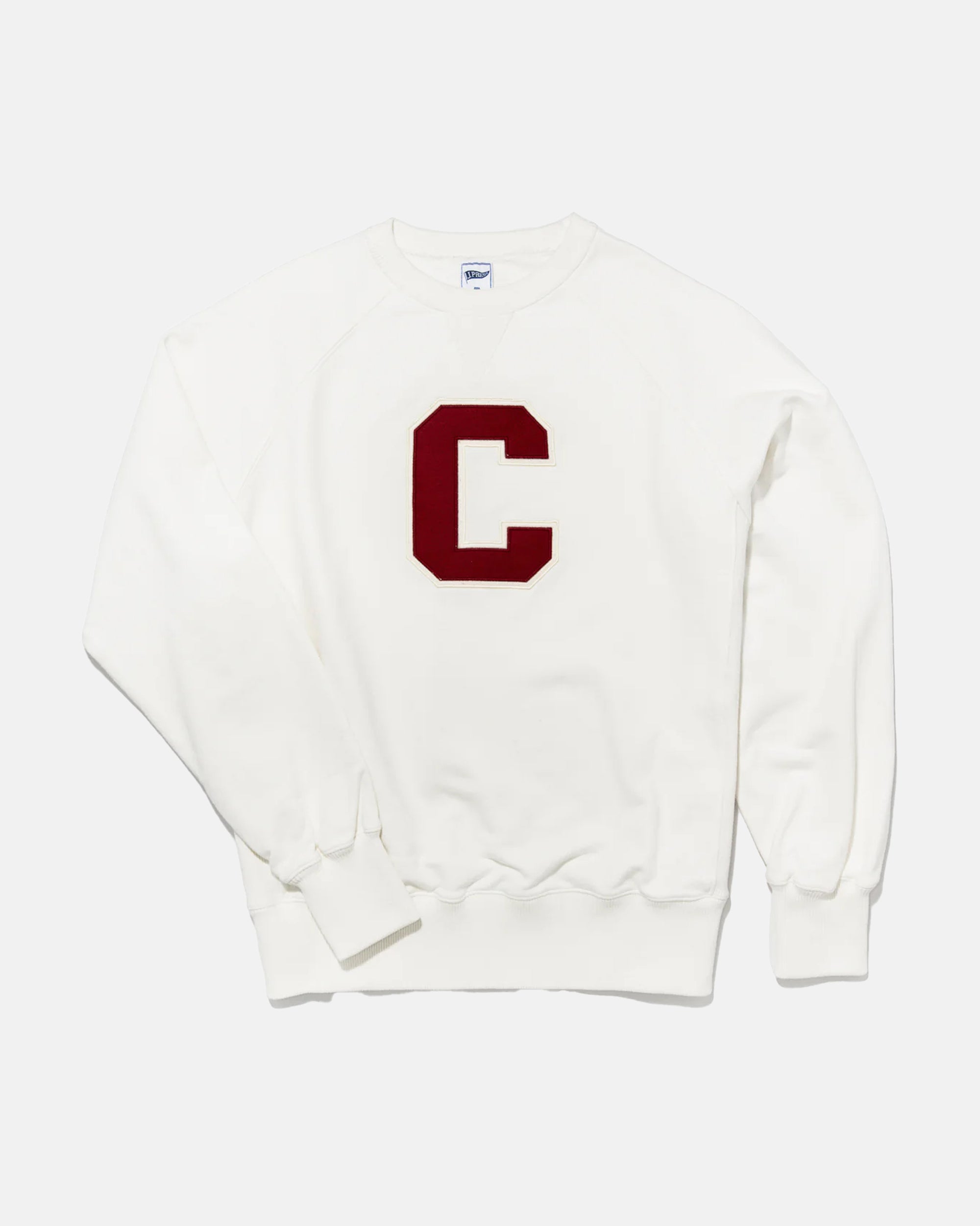 Cornell C Crewneck Sweatshirt - White Slim Fit Pullover for Men & Women | Casual Comfort Wear for College, Gym & Everyday Outfits