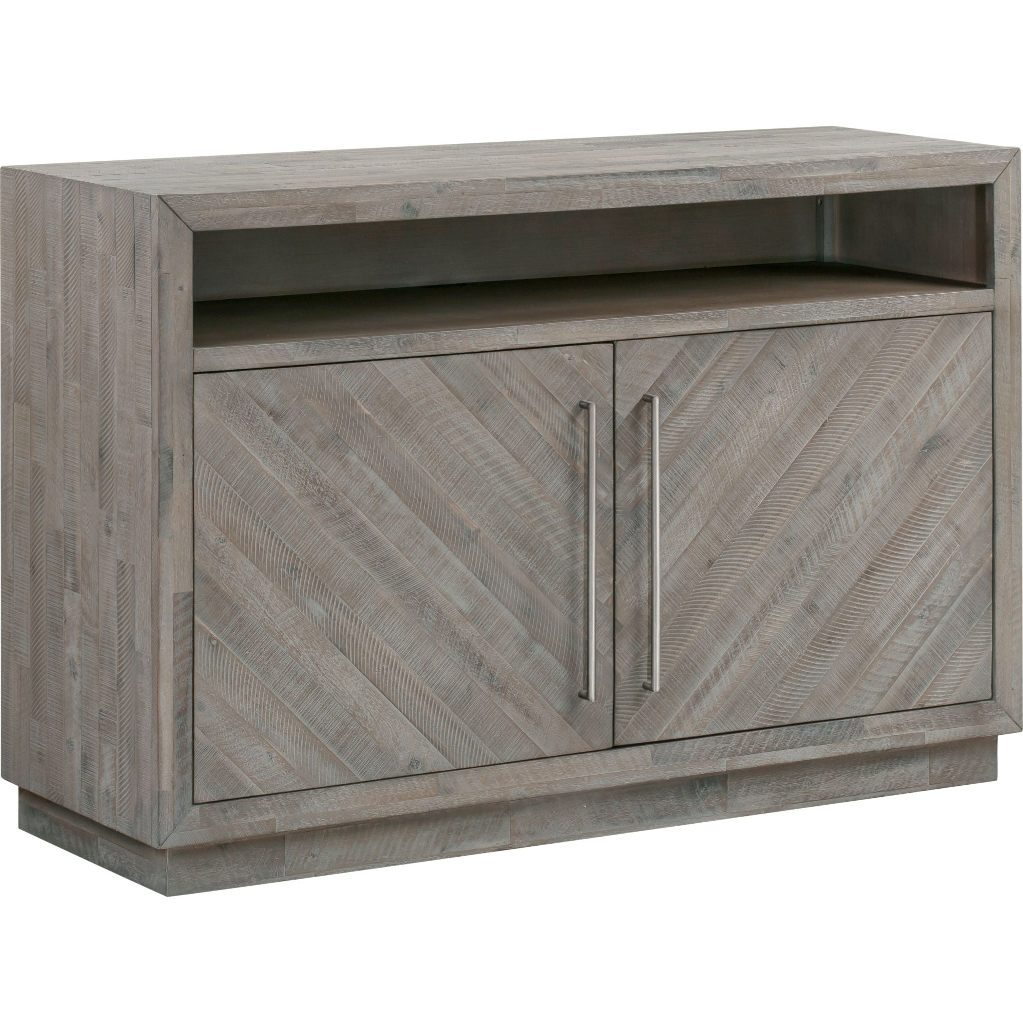 Rustic Latte Alexandra Console Table - Farmhouse Style Entryway Furniture for Living Room, Hallway & Home Decor