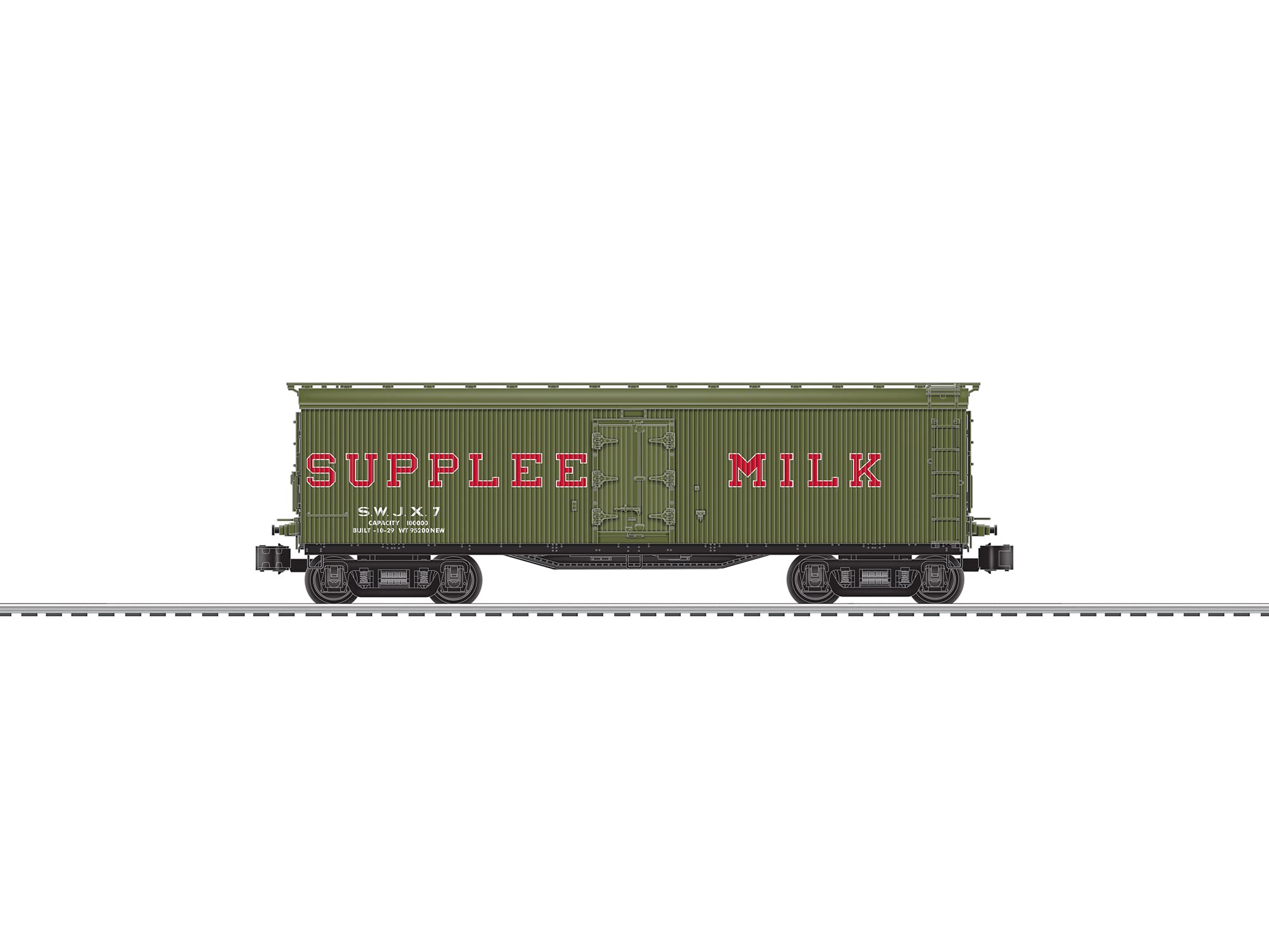 Lionel LNL683577 O Scale Milk Tank Car Model Train - Supplee Dairy - Perfect for Model Railroad Layouts & Collectors