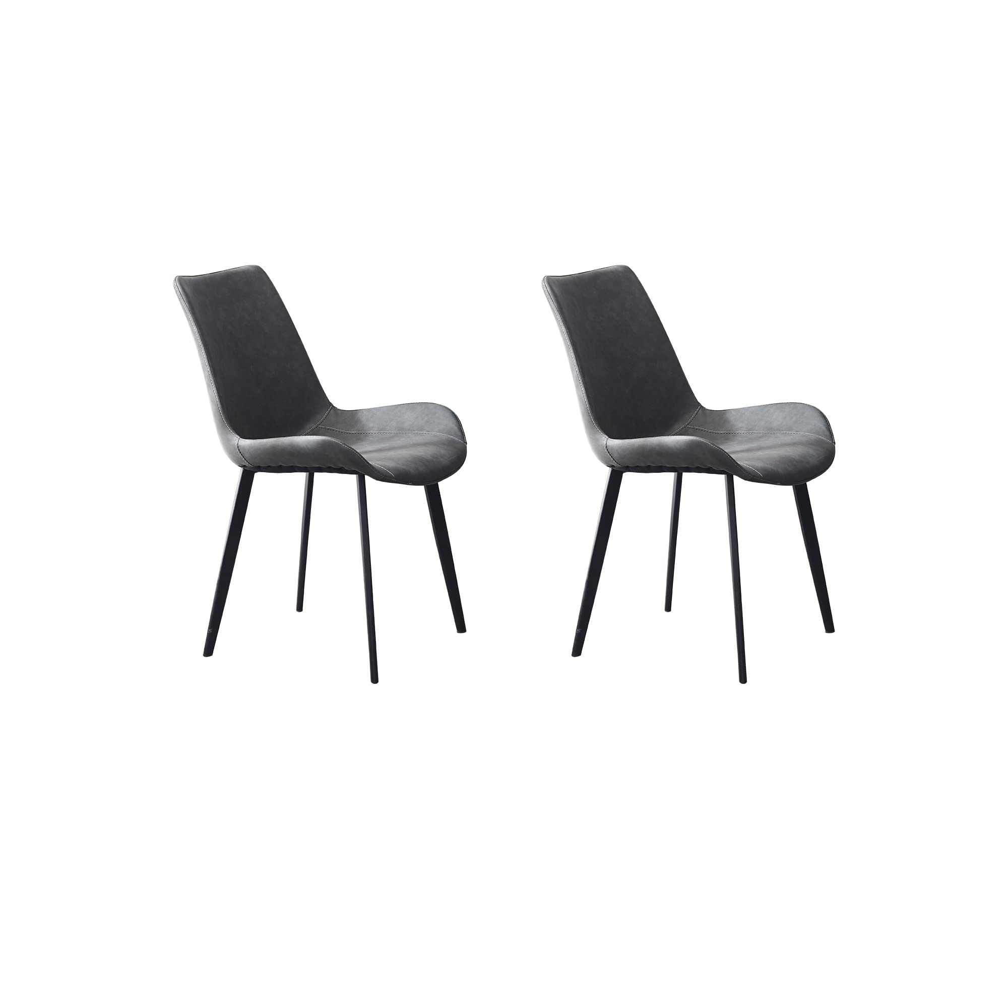 Ergonomic Dining Chairs Set of 2 - Modern Kitchen & Dining Room Furniture for Home, Restaurant - Comfortable & Stylish Seating Solution for Family Meals, Entertaining Guests