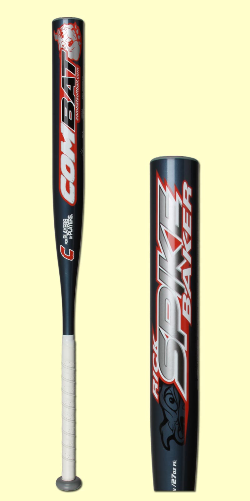 SPIKSP1 Slowpitch Softball Bat - New Combat Rick Spike Baker Fully Loaded for Power Hitting | Perfect for League Games & Tournament Play