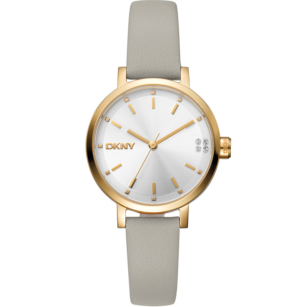 DKNY Soho Glitz DK1L038L0025 Women's Watch - Luxury Gold-Tone Stainless Steel Bracelet, Crystal Accents - Perfect for Business, Parties & Special Occasions