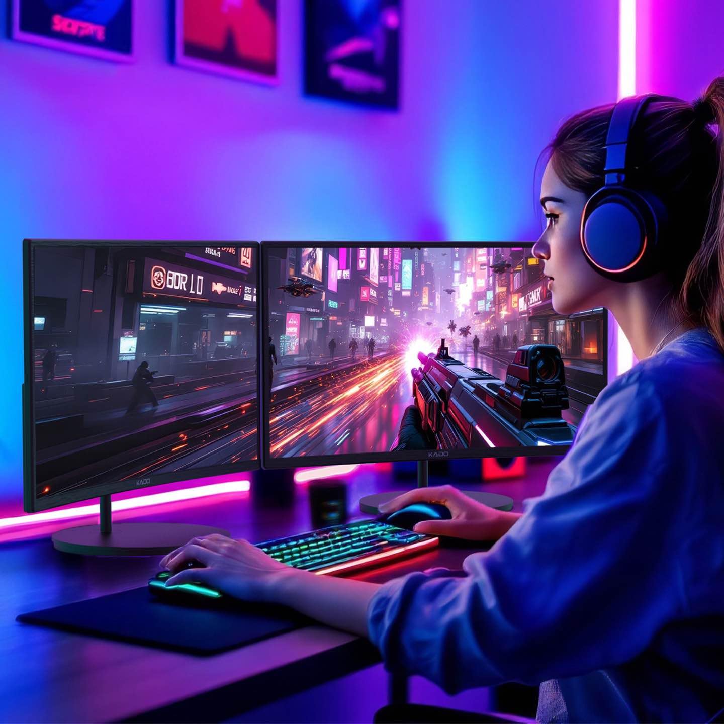 Kado Dual Monitor Setup - 2-Pack 27
